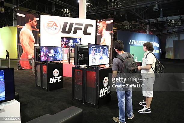 General view of the UFC Fan Expo in the Sands Expo and Convention Center on July 10, 2015 in Las Vegas Nevada.