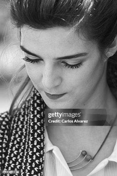 Clara Lago is seen at 'Hotel transylvania' photocall during 63rd San Sebastian Film Festival on September 25, 2015 in San Sebastian, Spain.