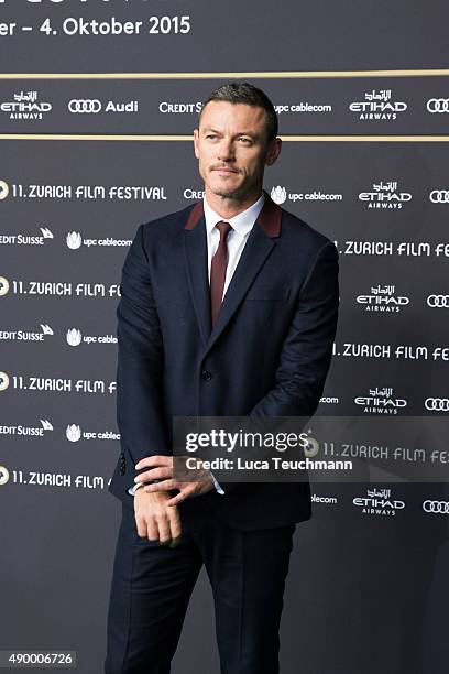 Luke Evans attends the 'High-Rise' Premiere during the Zurich Film Festival on September 25, 2015 in Zurich, Switzerland. The 11th Zurich Film...