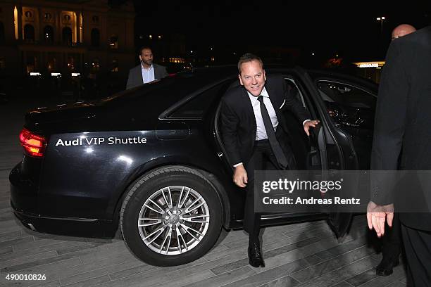 Actor Kiefer Sutherland attends the 'Forsaken' Premiere during the Zurich Film Festival on September 25, 2015 in Zurich, Switzerland. The 11th Zurich...