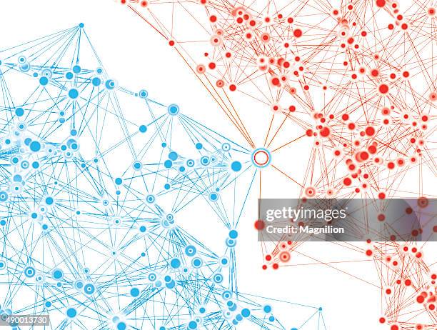 abstract connection background - cable management stock illustrations