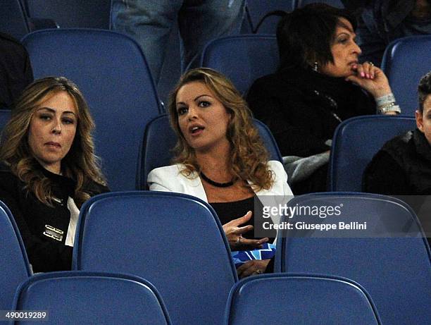Francesca Pascale girlfriend of Silvio Berlusconi attends the TIM Cup final match between ACF Fiorentina and SSC Napoli at Olimpico Stadium on May 3,...