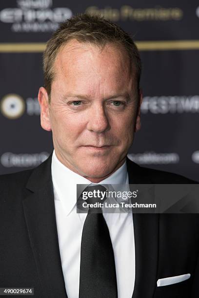 Kiefer Sutherland attends 'Forsaken' Premiere during the Zurich Film Festival on September 25, 2015 in Zurich, Switzerland. The 11th Zurich Film...