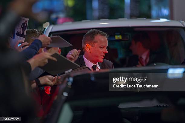 Kiefer Sutherland attends 'Forsaken' Premiere during the Zurich Film Festival on September 25, 2015 in Zurich, Switzerland. The 11th Zurich Film...