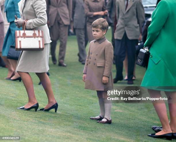 David Armstrong-Jones, Viscount Linley, son of Princess Margaret, at the Braemar Highland Gathering in Scotland on 31th August 1967.