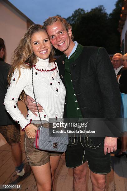 vacht monster Herkenning Victoria Swarovski and her fiance real estate investor Werner Muerz... News  Photo - Getty Images
