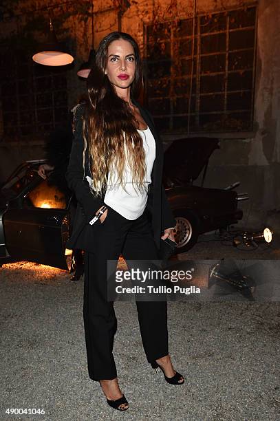 Benedetta Mazzini attends the Givenchy #GRTmilano17 party during the Milan Fashion Week Spring/Summer 2016 on September 25, 2015 in Milan, Italy.