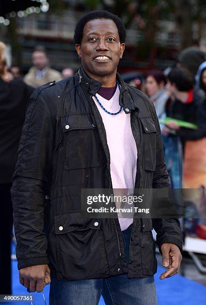 Wesley Snipes attends the UK Premiere of "X-Men: Days of Future Past" held at the Odeon Leicester Square on May 12, 2014 in London, England.