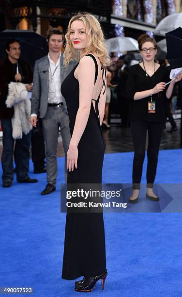 Dakota Blue Richards attends the UK Premiere of "X-Men: Days of Future Past" held at the Odeon Leicester Square on May 12, 2014 in London, England.