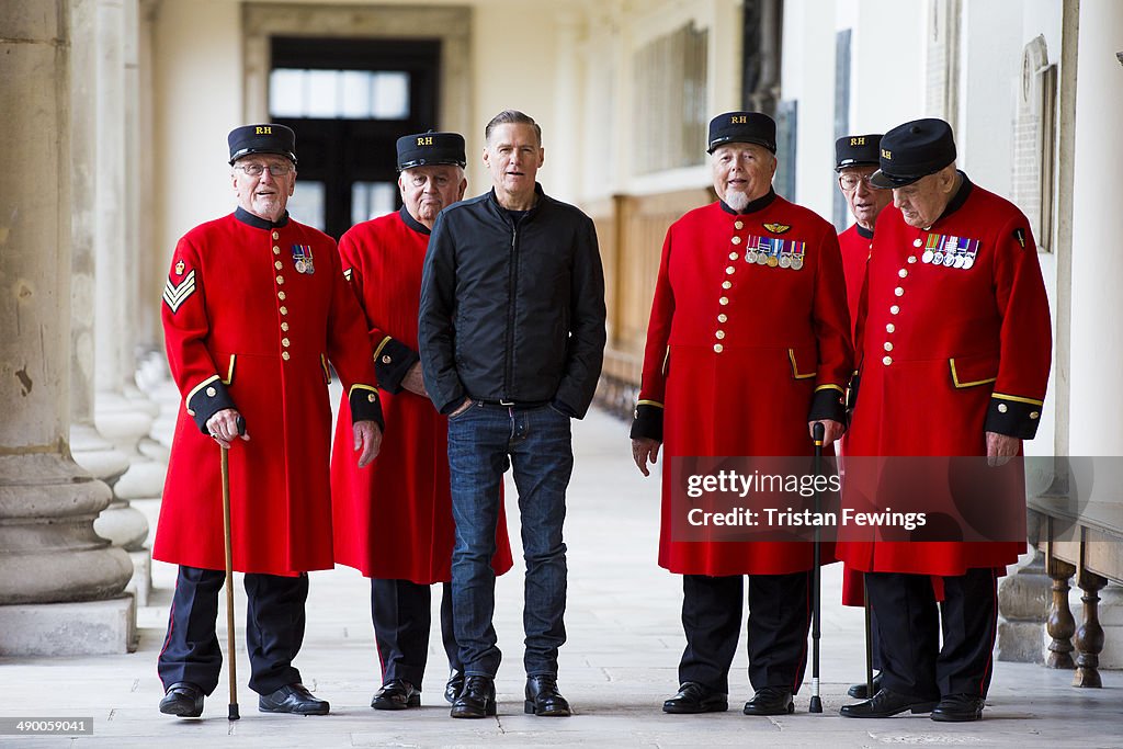 Bryan Adams Unveils Plaque At The Royal Hospital Chelsea