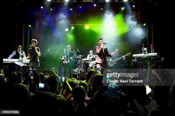 Rick Astley performs in concert at Sala Apolo on September 25, 2015 in Barcelona, Spain.