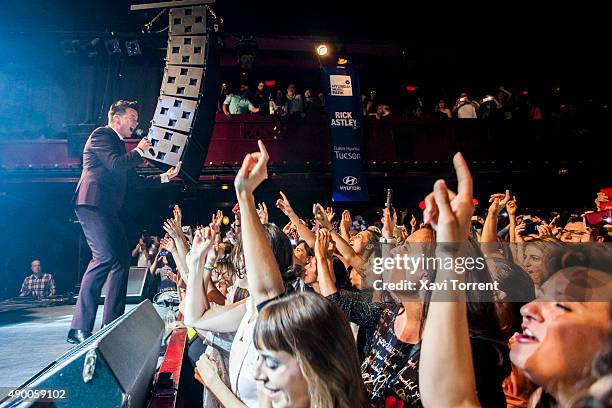 Rick Astley performs in concert at Sala Apolo on September 25, 2015 in Barcelona, Spain.