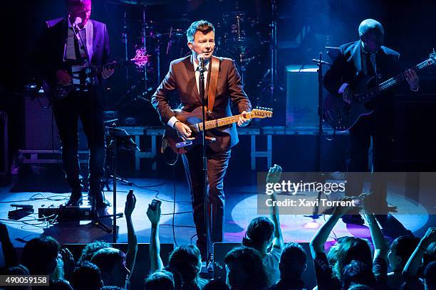 Rick Astley performs in concert at Sala Apolo on September 25, 2015 in Barcelona, Spain.