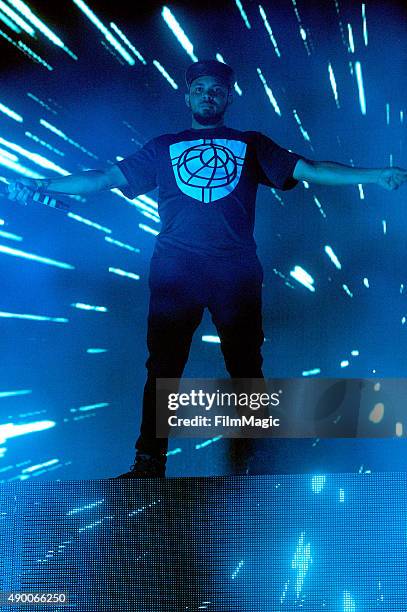 Walshy Fire of Major Lazer performs onstage during day 1 of the 2015 Life is Beautiful festival on September 25, 2015 in Las Vegas, Nevada.