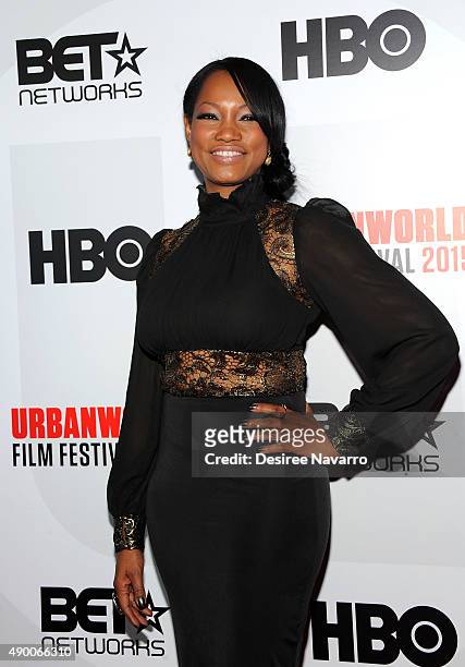 Actress Garcelle Beauvais attends 2015 Urbanworld Film Festival at AMC Empire 25 theater on September 25, 2015 in New York City.