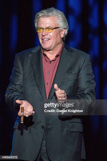 Comedian Ron White performs on stage at Pechanga Casino on September 25, 2015 in Temecula, California.