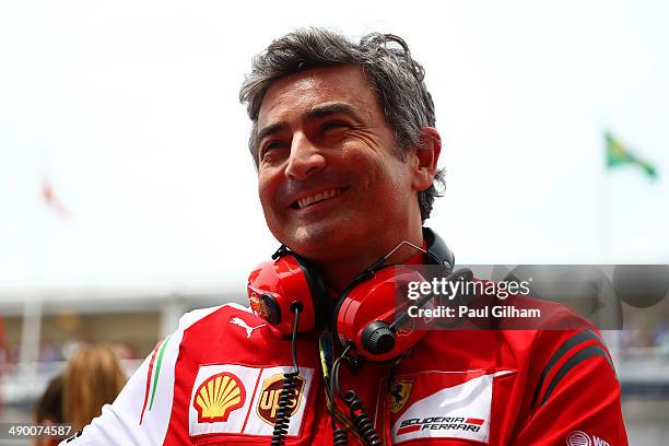 Ferrari Team Principal Marco Mattiacci looks on before the Spanish Formula One Grand Prix at Circuit de Catalunya on May 11, 2014 in Montmelo, Spain.