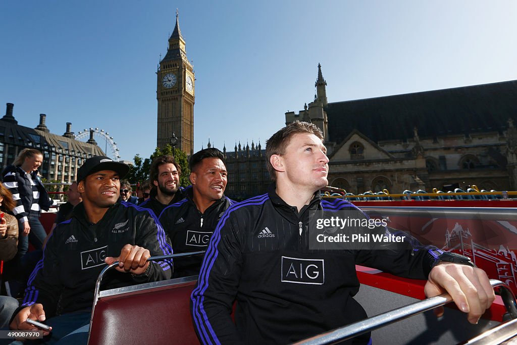 All Blacks London Bus Tour