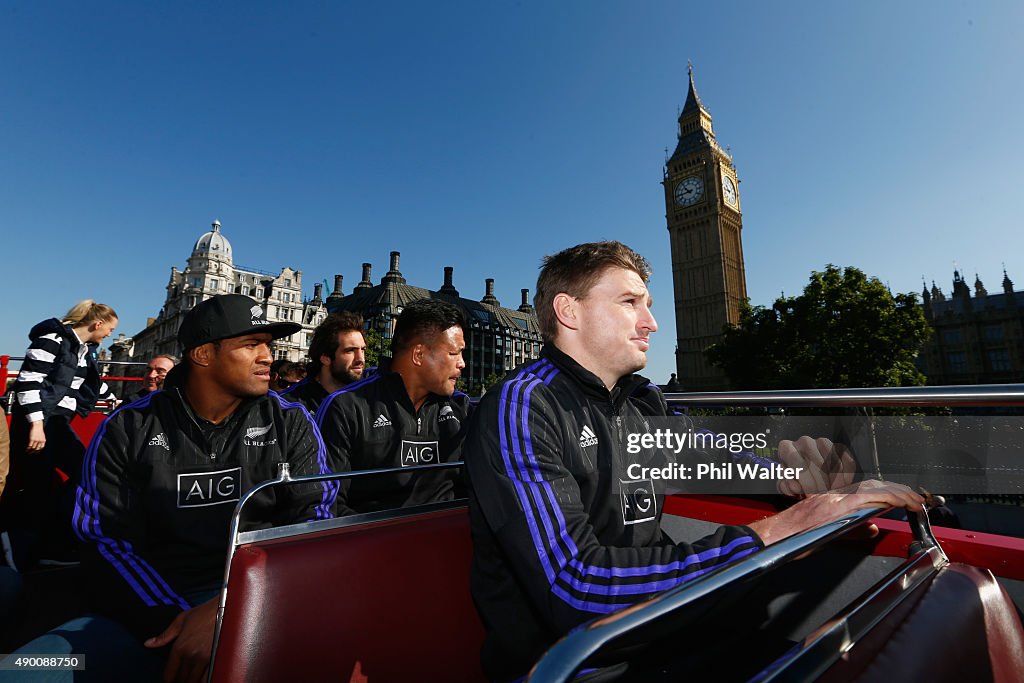 All Blacks London Bus Tour