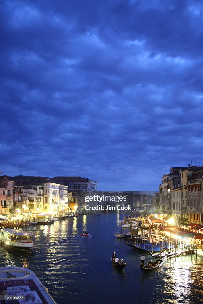 The Grand Canal from The Rialto Bridge