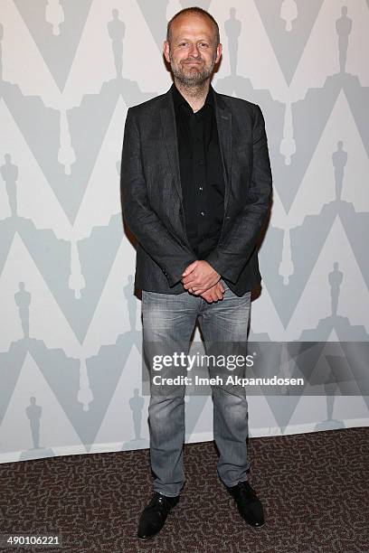 Film editor Mark Sanger attends The Academy Of Motion Picture Arts And Sciences' Presents Deconstructing 'Gravity' at DGA Theater on May 12, 2014 in...