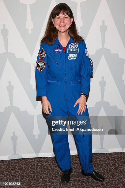 Astronaut Cady Coleman attends The Academy Of Motion Picture Arts And Sciences' Presents Deconstructing 'Gravity' at DGA Theater on May 12, 2014 in...