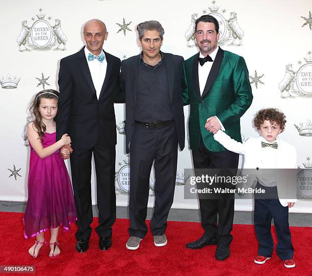 David Salama, Michael Imperioli, Jim Caiola and kids attend the Tavern on the Green Grand Opening Gala on May 12, 2014 in New York City.