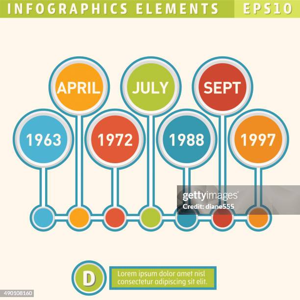 colorful buttons timeline with set of icons high-res... 25,333 Blank Timeline Infographic High Res Illustrations - Getty Images