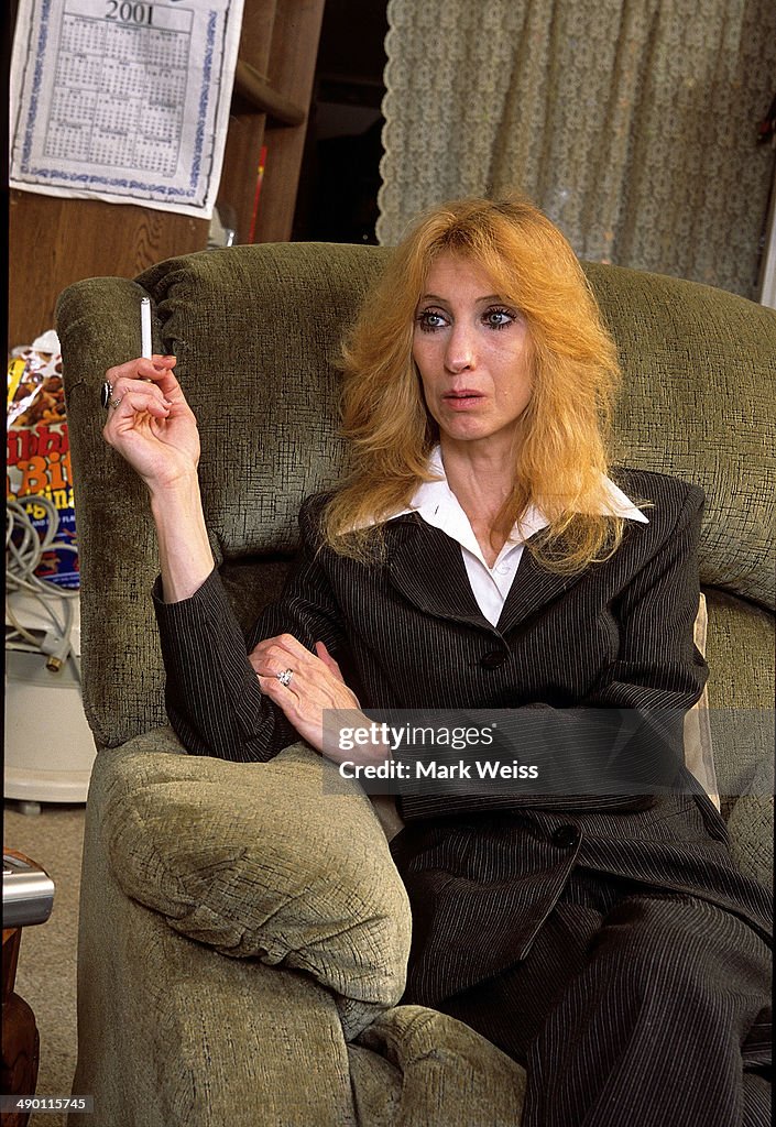 Eminem's mother Debbie Mathers during a portrait session outside her... News Photo Getty Images