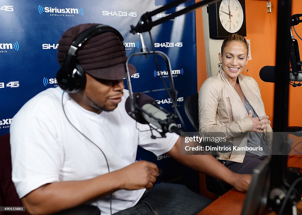 Jennifer Lopez Visits The SiriusXM Studios