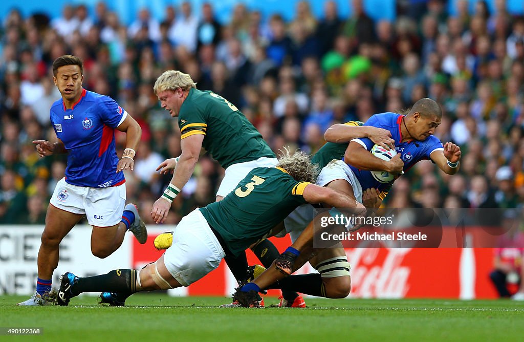 South Africa v Samoa - Group B: Rugby World Cup 2015