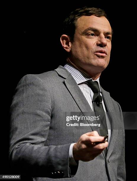 Glenn Brown, co-creator of Twitter Amplify, speaks during the 2014 WIRED Business Conference in New York, U.S., on Tuesday, May 13, 2014. The...