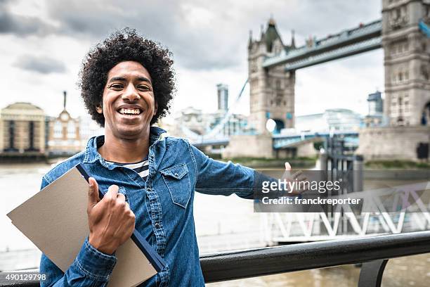 student in london - english culture stock pictures, royalty-free photos & images
