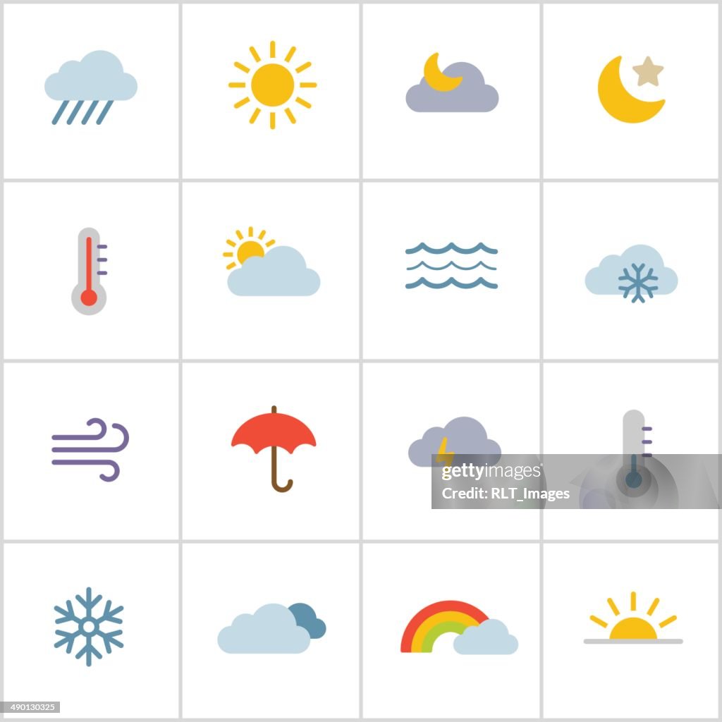 Weather Icons — Poly Series