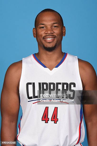 Chuck Hayes of the Los Angeles Clippers poses for a headshot during media day at the Los Angeles Clippers Training Center on September 25, 2015 in...