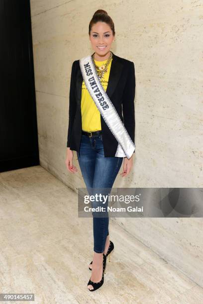 Project Sunshine supporter Miss Universe 2013 Gabriela Isler participates in BTIG's 12th annual Commissions for Charity Day at BTIG's trading floor...