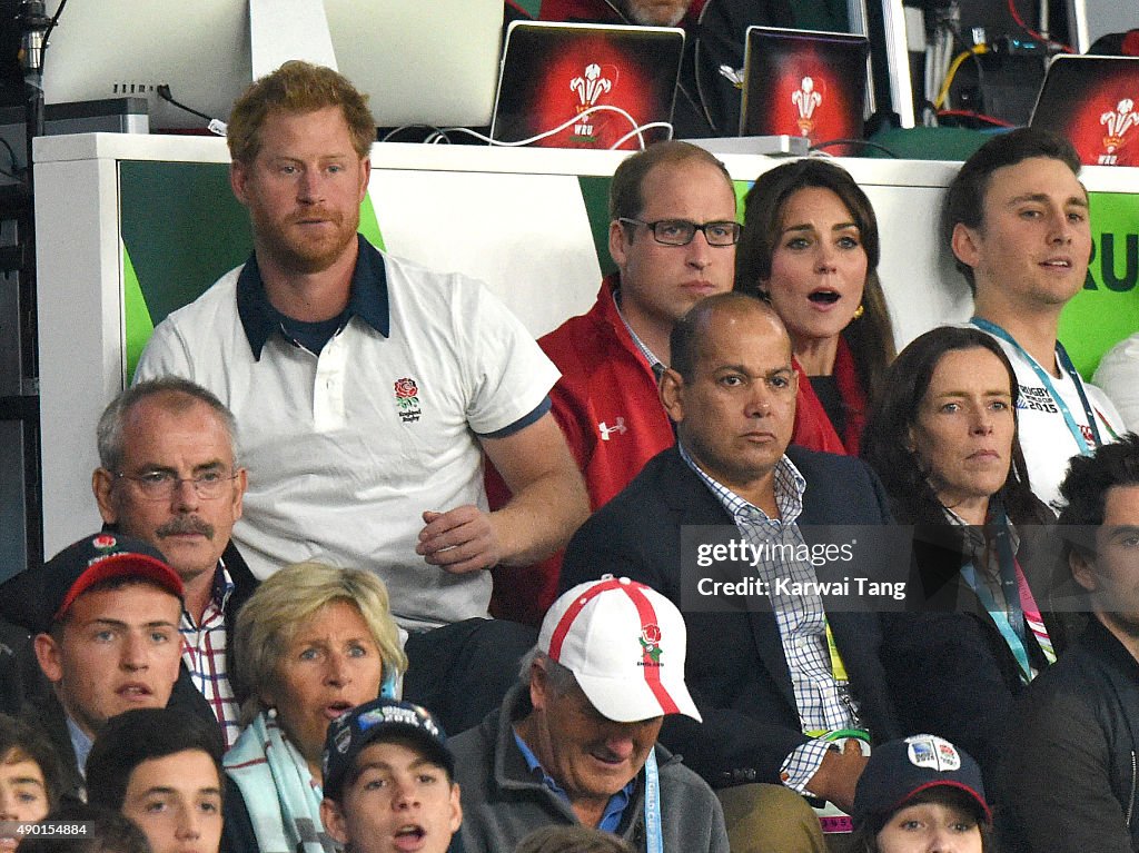 Royals And Celebrities Attend The Rugby World Cup