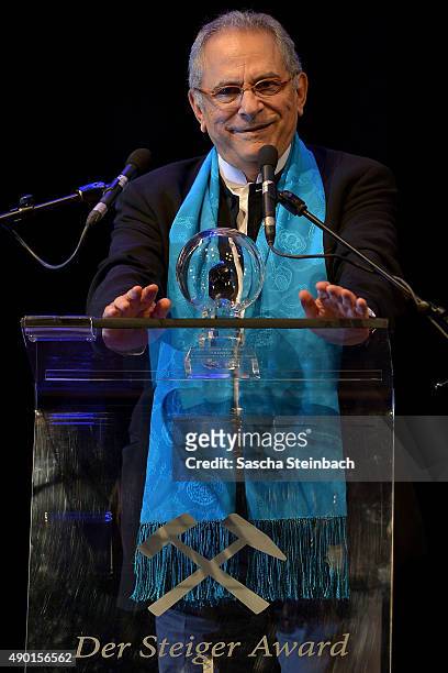 Former president of East Timor Jose Ramos-Horta attends the 'Steiger Award 2015' at colliery Hansemann on September 26, 2015 in Dortmund, Germany.