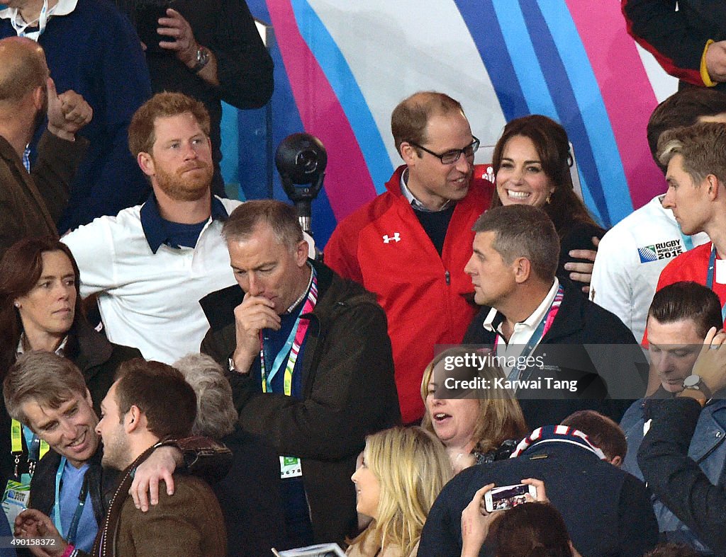 Royals And Celebrities Attend The Rugby World Cup