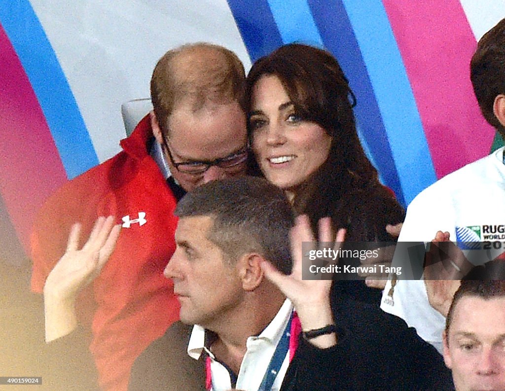 Royals And Celebrities Attend The Rugby World Cup