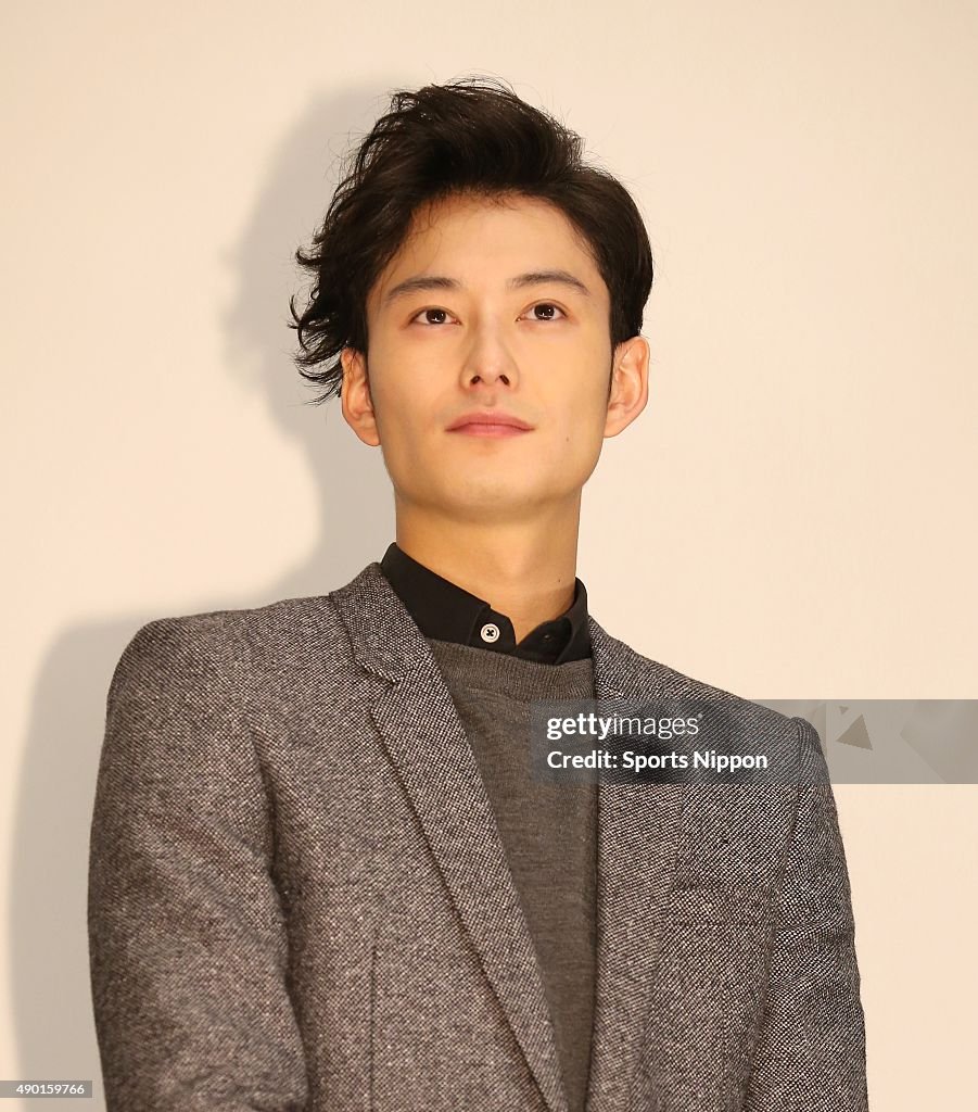 Masaki Okada Attend Press Conference In Tokyo