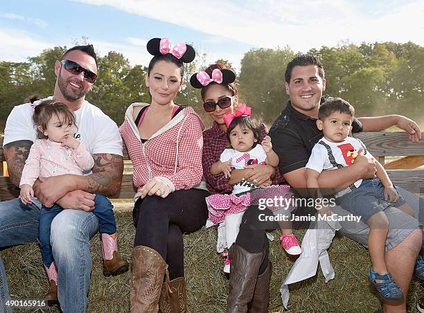 Roger Mathews,Meilani Alexandra Mathews,Jenni 'JWoww' Farley,Nicole "Snooki" Polizzi,Giovanna Marie LaValle,Jionni LaValle and Lorenzo Dominic...