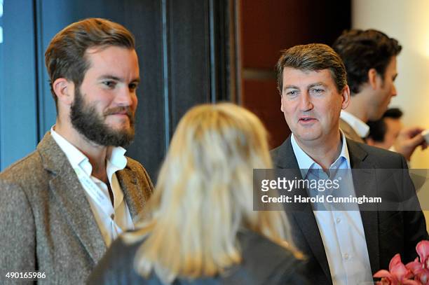 Media guests enjoy the IWC Schaffhausen Media Breakfast held as part of the 11th Zurich Film Festival at the Dolder Grand Hotel on September 26, 2015...