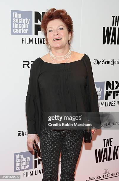 Actress Kate Mulgrew attends the Opening Night Gala Presentation and "The Walk" World Premiere during 53rd New York Film Festival at Alice Tully Hall...