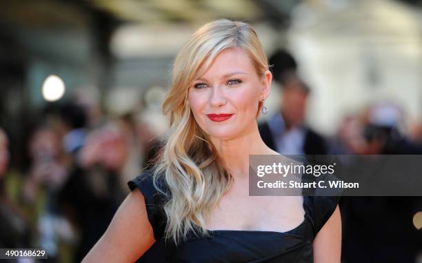 Kirsten Dunst attends the UK Premiere of "The Two Faces Of January" at The Curzon Mayfair on May 13, 2014 in London, England.