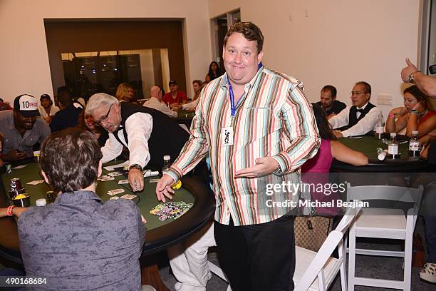 Casey Nezhoda attends The 2nd Annual The Peace Fund Celebrity Poker Tournament on September 26, 2015 in Playa Vista, California.