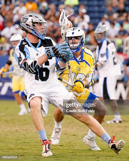 Kiel Matisz of the Ohio Machine plays during the first half of the game against the Florida Launch at Florida Atlantic University Stadium on May 10,...