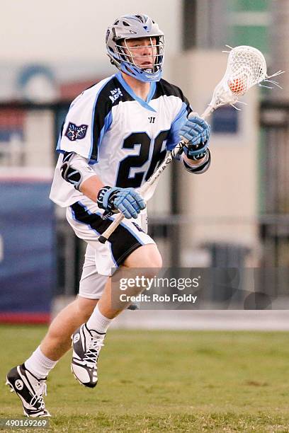 Tom Schreiber of the Ohio Machine plays during the first half of the game against the Florida Launch at Florida Atlantic University Stadium on May...