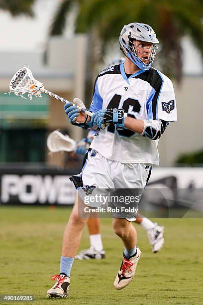 Kiel Matisz of the Ohio Machine plays during the first half of the game against the Florida Launch at Florida Atlantic University Stadium on May 10,...