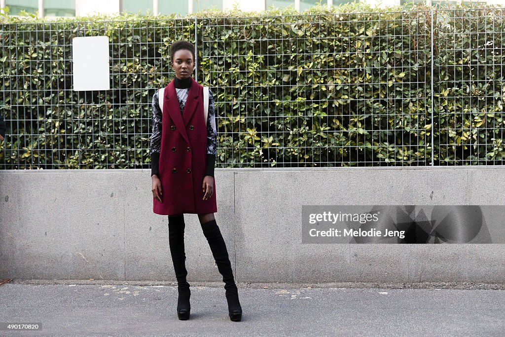Street Style: Day 4 - Milan Fashion Week SS16